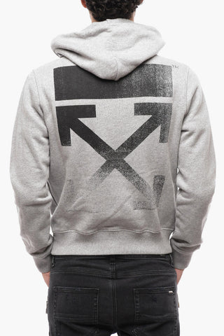 Felpa Hoodie DEGRADE ARROW con Maxitasca