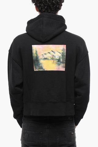 Felpa Hoodie MOUNTAIN PANORAMA con Maxitasca