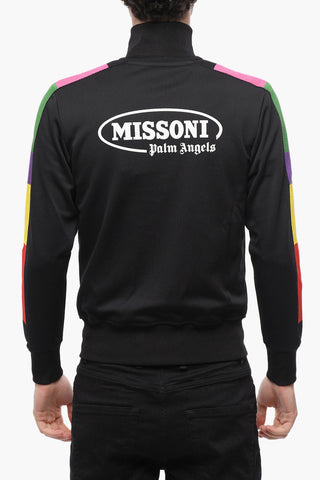 MISSONI Mock Neck Sweatshirt with Contrasting Bands