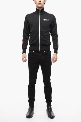 MISSONI Mock Neck Sweatshirt with Contrasting Bands