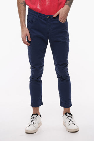 PENN-RICH 5 Pockets Stretch Cotton Capri Pants
