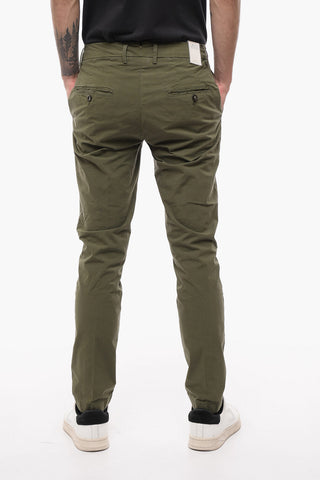 NEW TOWN Stretch Cotton Slim Fit Chinos Pants