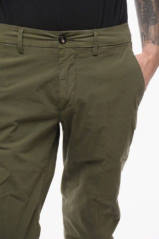 NEW TOWN Stretch Cotton Slim Fit Chinos Pants