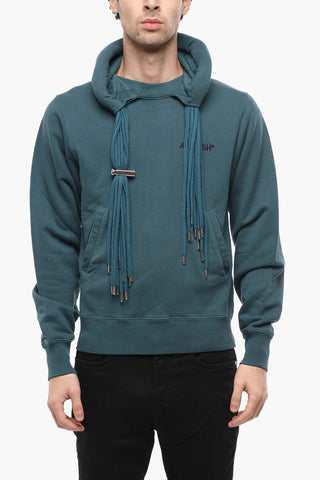 Felpa Hoodie MULTICORD in Cotone Garzato