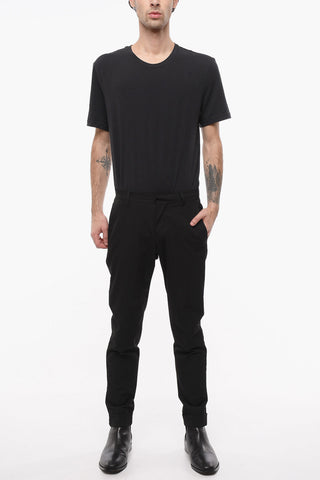 MYK Cropped Trousers with Satin Detail
