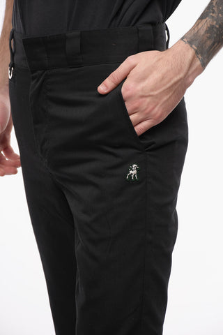 THE SHEPHERD Patched Trousers with Tapered Fit