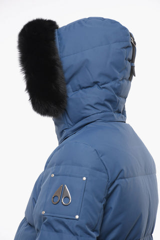 CLOUD Puffer Duvet Jacket with Fur Hood