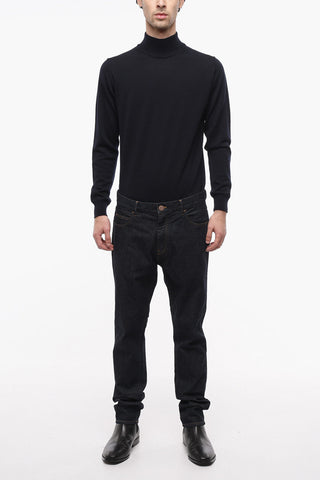 Slim-fit Denims with Dark Wash 17,5cm