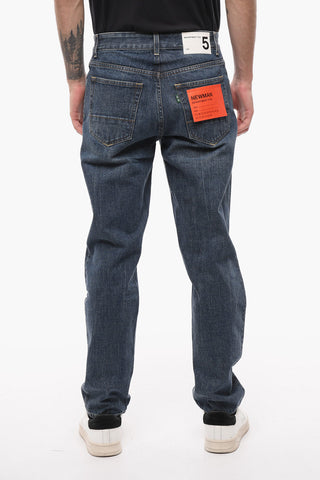 Regular Fit NEWMAN Jeans with Visible Stitching 18cm
