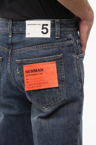 Regular Fit NEWMAN Jeans with Visible Stitching 18cm