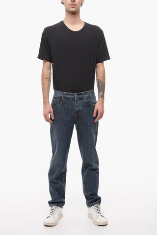 Regular Fit NEWMAN Jeans with Visible Stitching 18cm