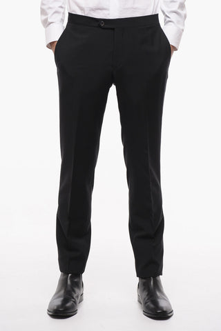 CERIMONIA Virgin Wool ACADEMY Pants with Belt Loops