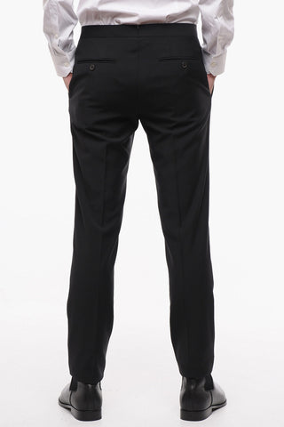 CERIMONIA Virgin Wool ACADEMY Pants with Belt Loops