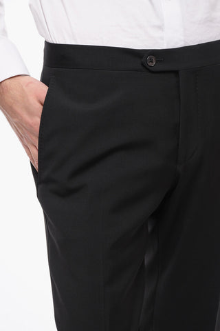 CERIMONIA Virgin Wool ACADEMY Pants with Belt Loops