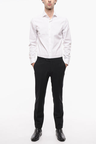 CERIMONIA Virgin Wool ACADEMY Pants with Belt Loops