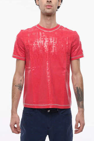 All-Over Monogram T-REG-MON Crew-Neck T-shirt