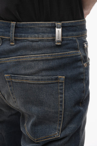 Stretch Denim Slim Fit Jeans 14cm