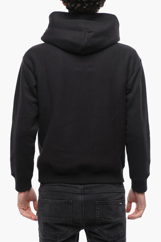 Ecological Cotton Blend Monochrome Hoodie