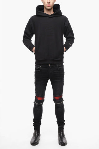 Ecological Cotton Blend Monochrome Hoodie