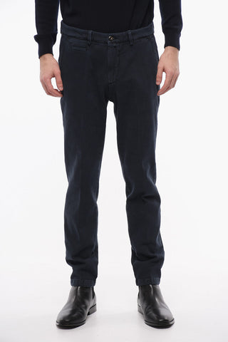 Pin Point Stretchy Cotton Chinos