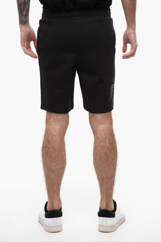 EA7 EMPORIO Fleece Shorts with Tob-sur-ton Logo