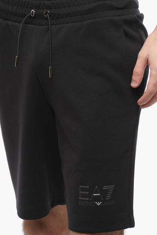 EA7 EMPORIO Fleece Shorts with Tob-sur-ton Logo