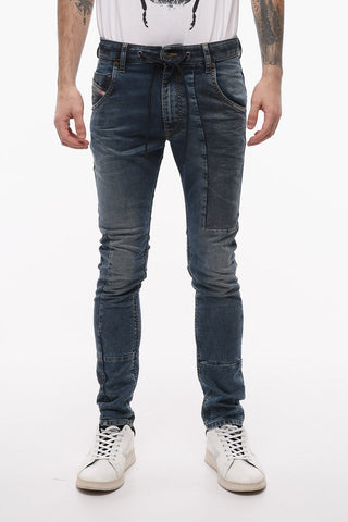 KROOLEY Jogger Denims with Stonewashed Effect