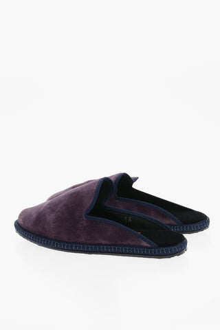Velvet Sabot Furlane with Contrast Trims