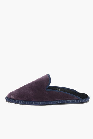 Velvet Sabot Furlane with Contrast Trims