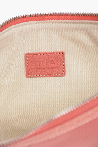 Textured leather GIB Shoulder Bag with Crocodile Effect and Studs Details