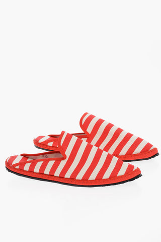 Two-Tone Striped Furlane Sabot