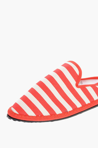 Two-Tone Striped Furlane Sabot