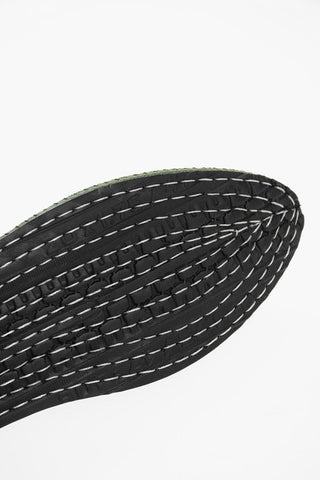 Sabot In Velour con Finiture a Contrasto