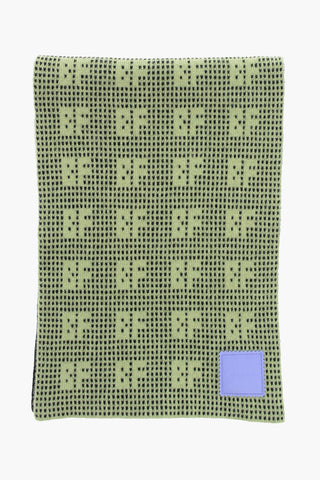 Two-Tone Jacquard GRID Scarf