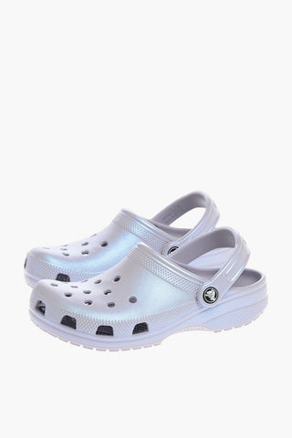 Iridescent Effect CLASSIC 4 HER Clogs with Cut-Out Details