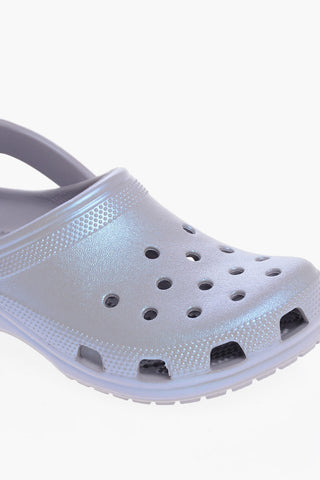 Iridescent Effect CLASSIC 4 HER Clogs with Cut-Out Details