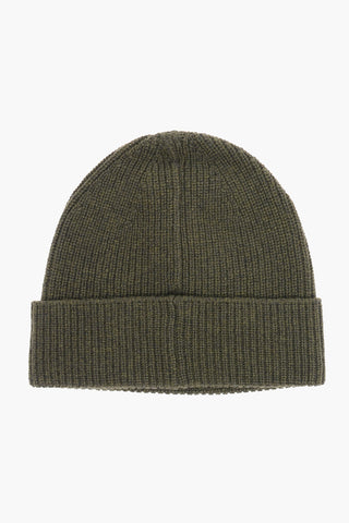 Beanie in Lana Vergine a Tinta Unita