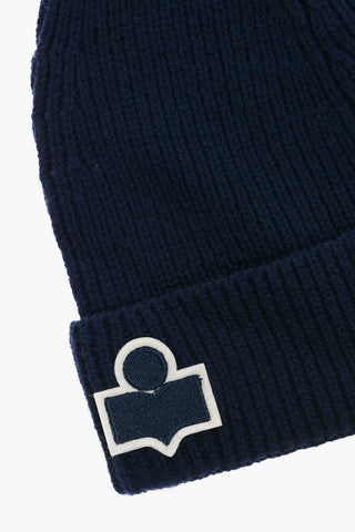 Ribbed Merino Wool BAYLE Beanie with Embroidered Logo