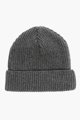 Ribbed Wool Beanie