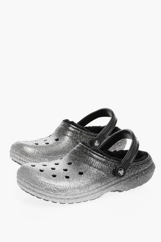 Clogs CLASSIC Glitter Con Interno in Ecopelliccia
