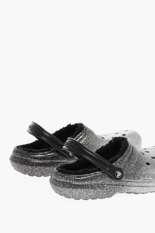 Clogs CLASSIC Glitter Con Interno in Ecopelliccia
