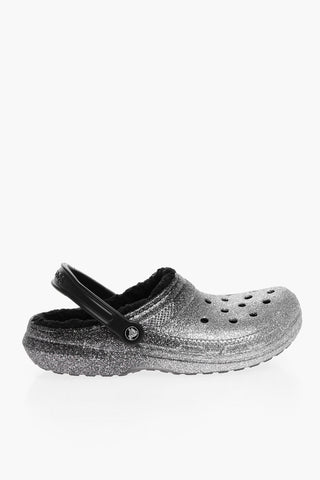 Clogs CLASSIC Glitter Con Interno in Ecopelliccia