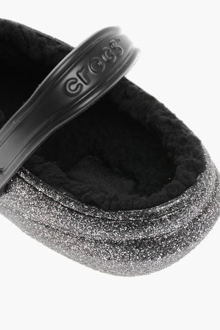 Clogs CLASSIC Glitter Con Interno in Ecopelliccia