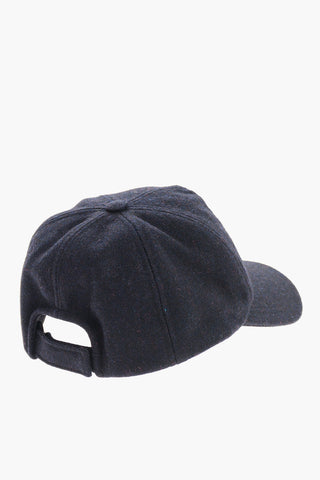 Cappello Baseball TYRON in Lana con Logo Ricamato