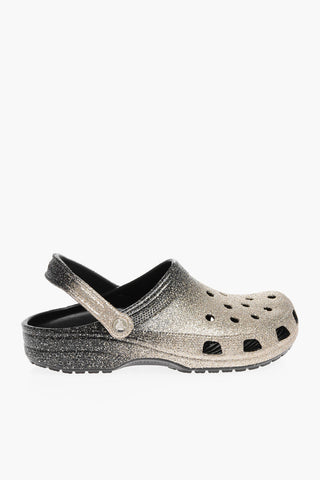 Glitter CLASSIC OMBRE Clogs With Cut-Out Details