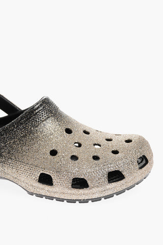 Glitter CLASSIC OMBRE Clogs With Cut-Out Details