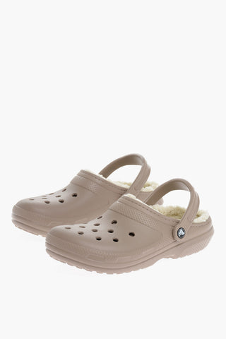 Einfarbige Clogs CLASSIC LINED Mit Kunstpelz-Innenfutter