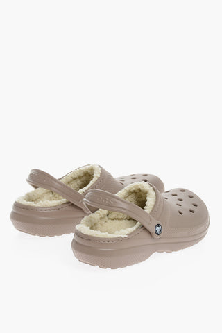 Einfarbige Clogs CLASSIC LINED Mit Kunstpelz-Innenfutter