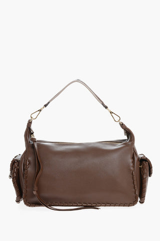 Leather NAHIR Shoulder Bag with Braided Details