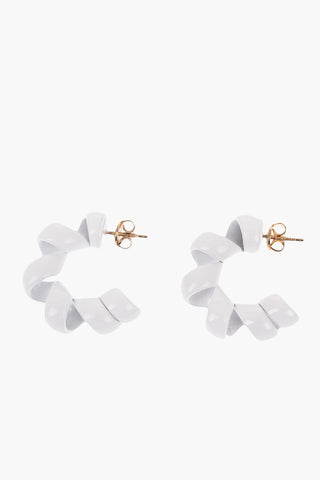 Orecchini TWIST a Spirale in Argento Smaltato